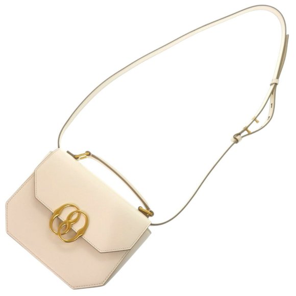 Unused Bally Mini Emblem Folio Handbag in White Leather (1792) - Picture 6 of 10